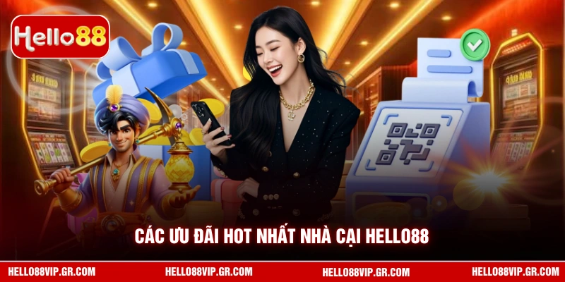 Các ưu đãi hot nhất nhà cại HELLO88