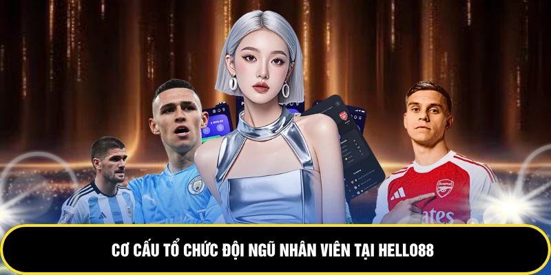 Cơ cấu tổ chức đội ngũ nhân viên tại HELLO88